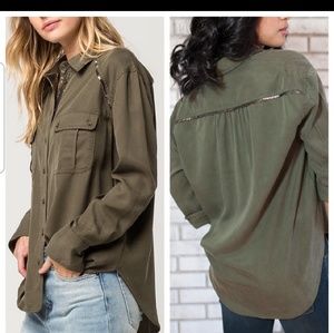 Free People button down